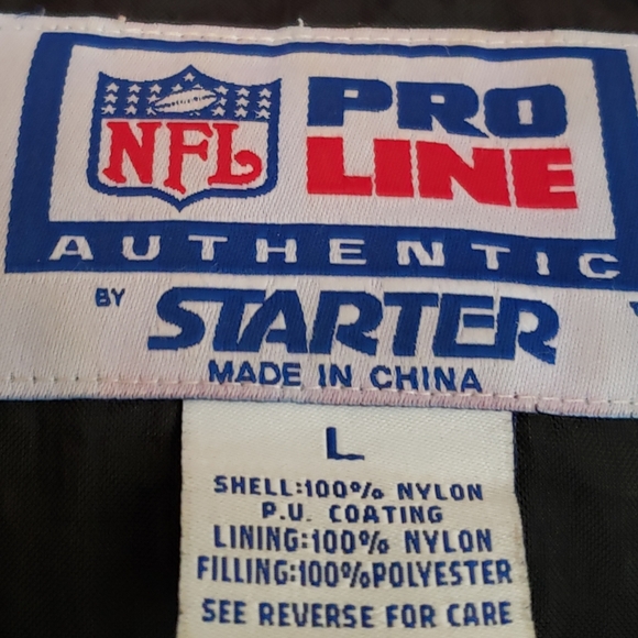 Kansas City Chiefs Starter Jacket NFL Pro Line L - Picture 3 of 9